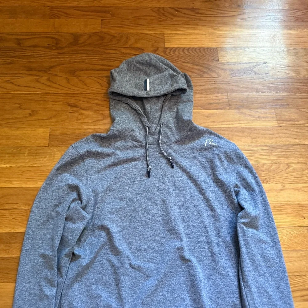 Rhoback Hesi Performance Hoodie Men’s Small Heather Steel Gray - Picture 3 of 6